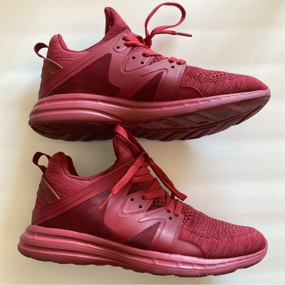 APL shoes women’s size 9.5 athletic maroon Lululemon EUC